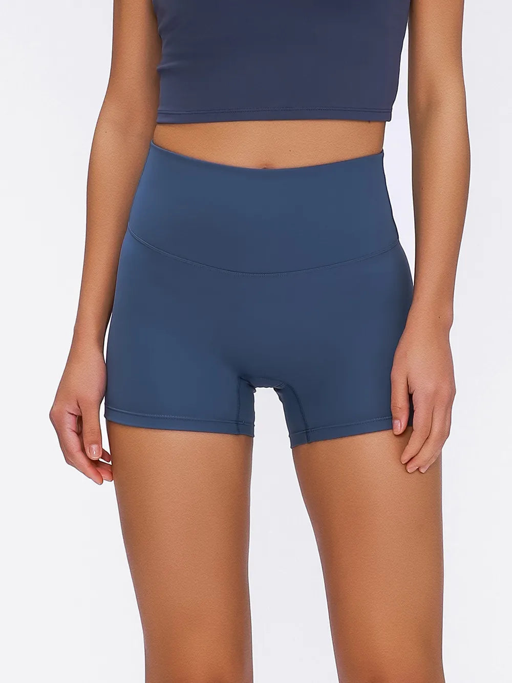 Short de sport taille haute