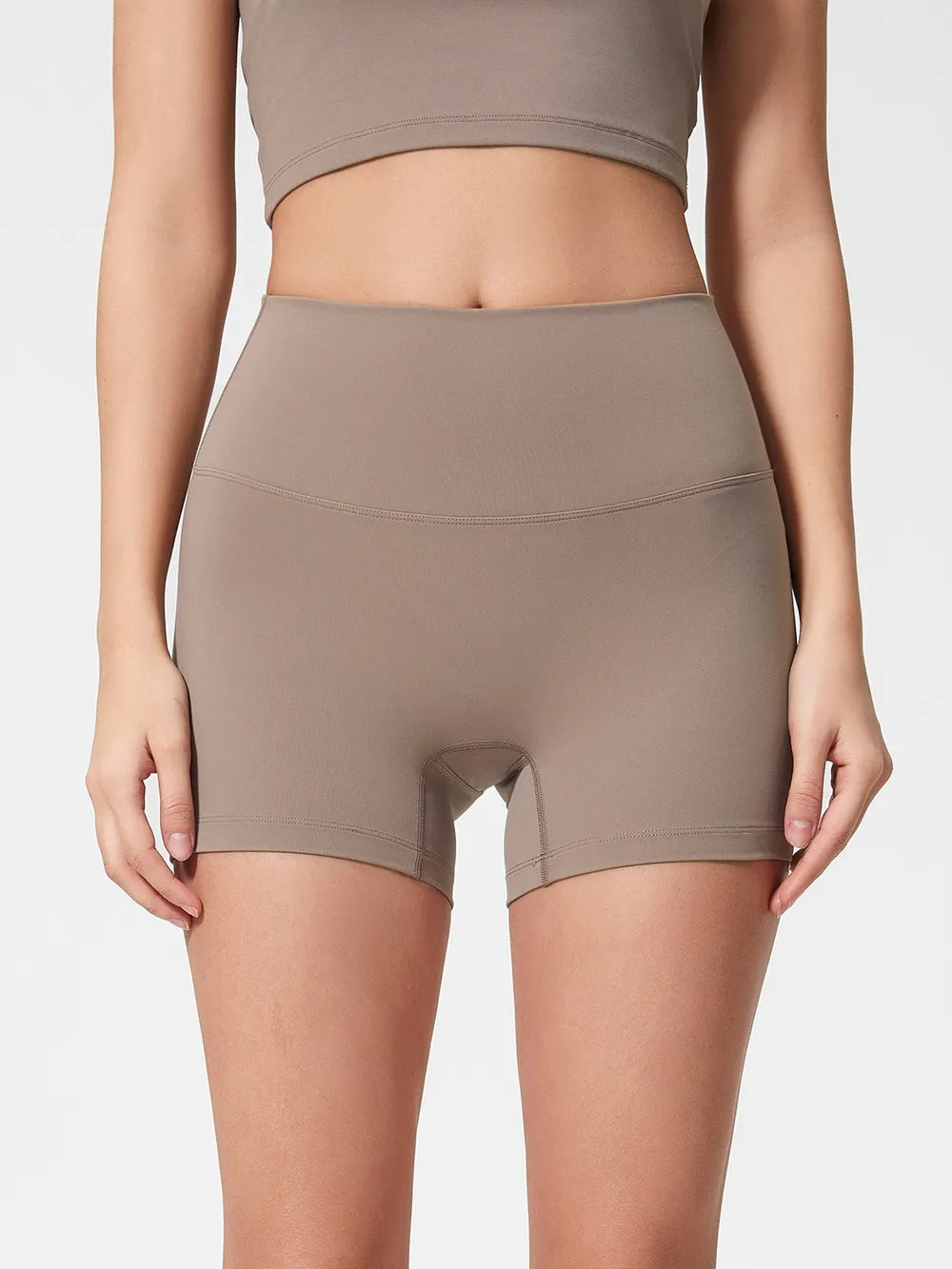 Short de sport taille haute