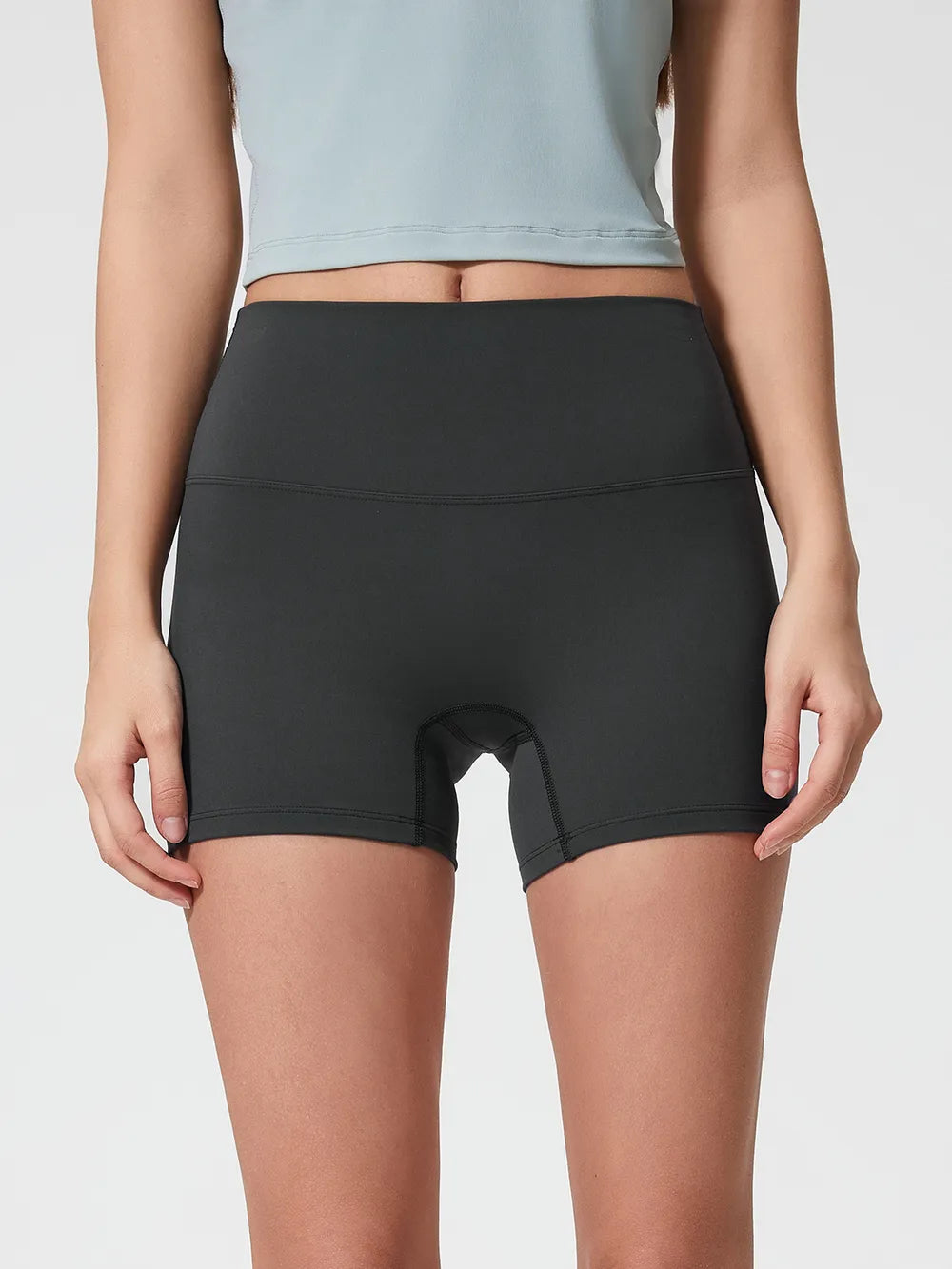 Short de sport taille haute
