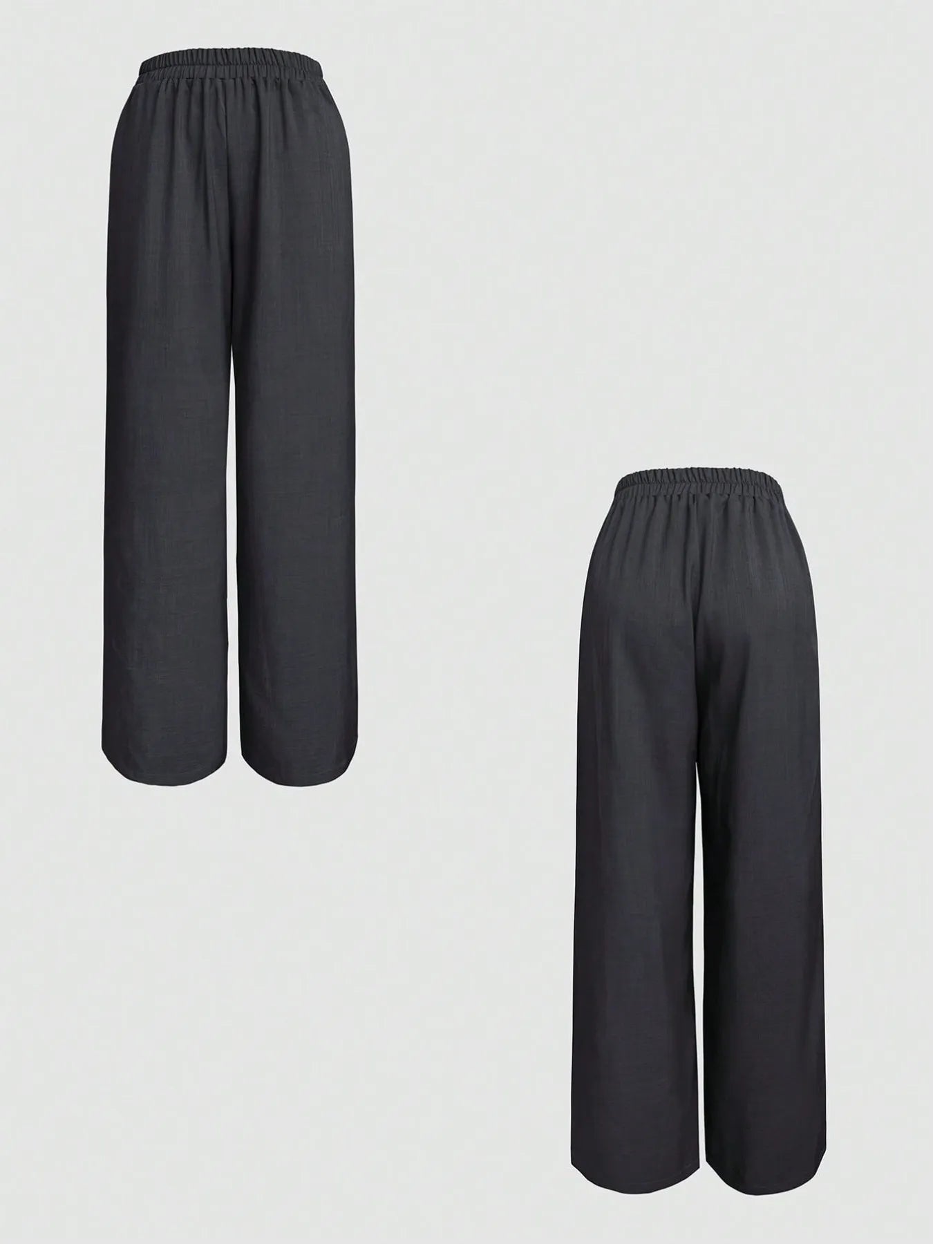 Conjunto de top y pantalón sin mangas con botones