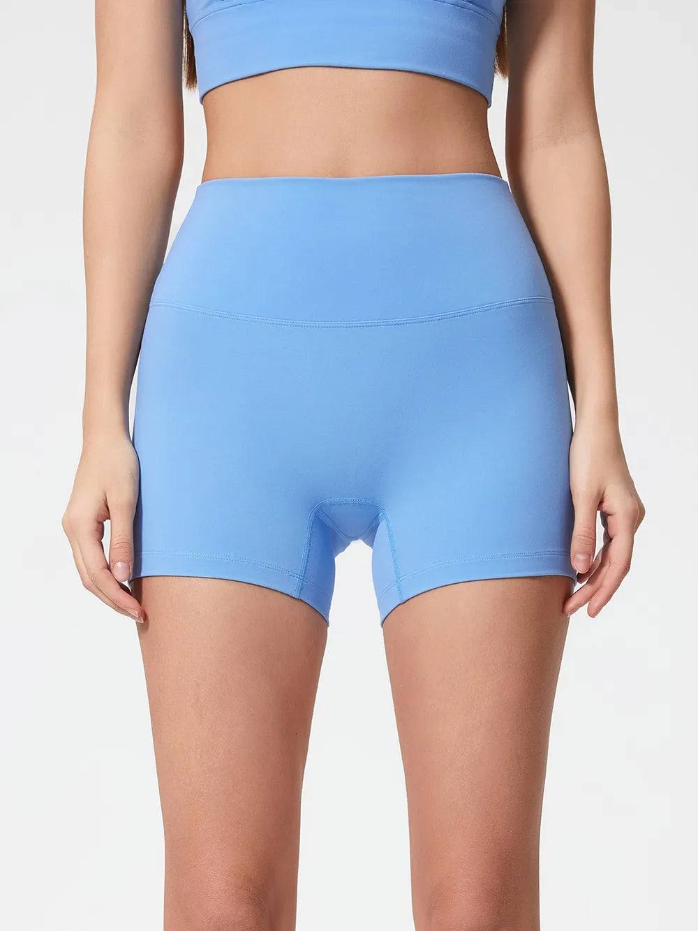 Short de sport taille haute