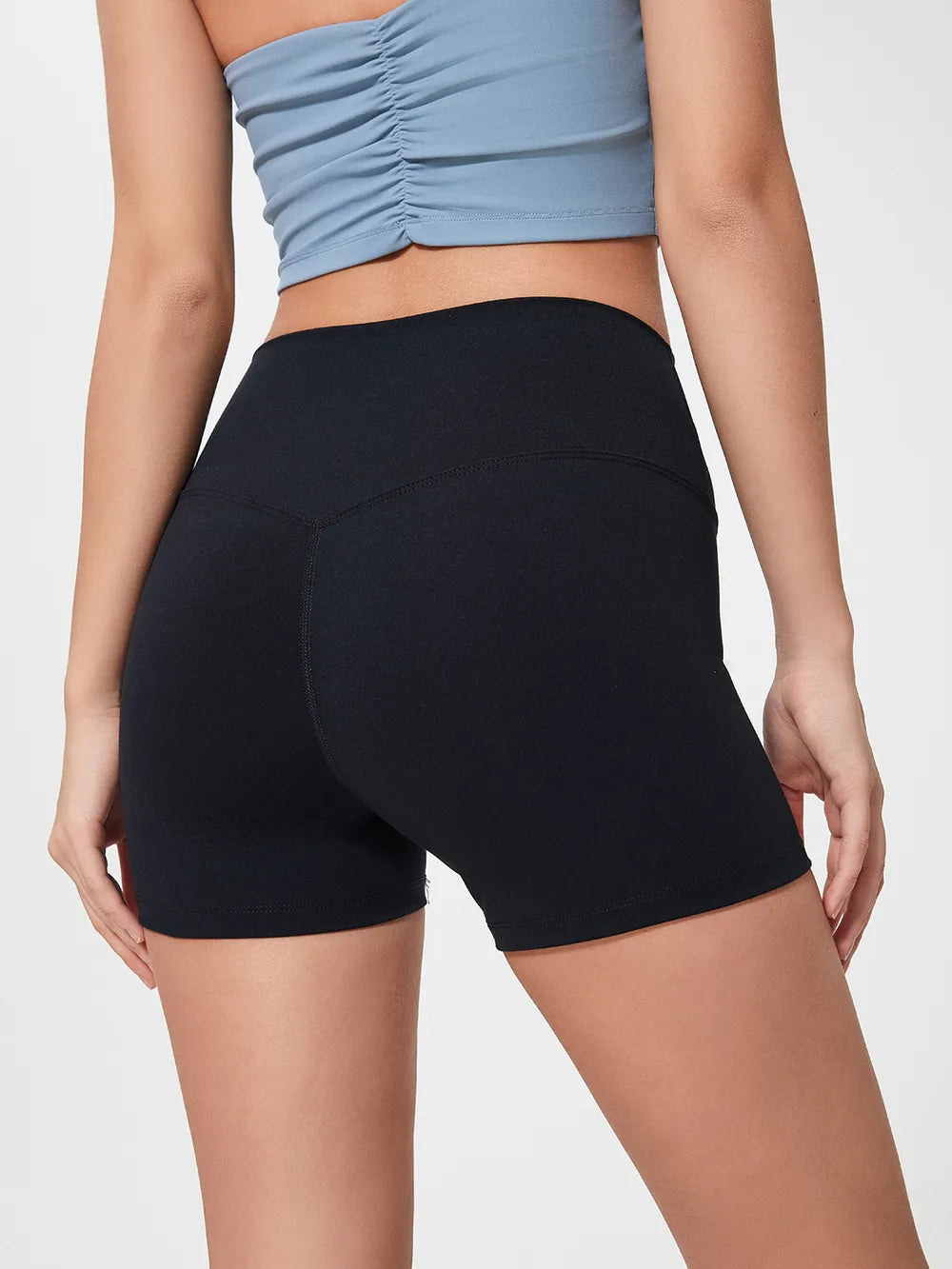 Short de sport taille haute