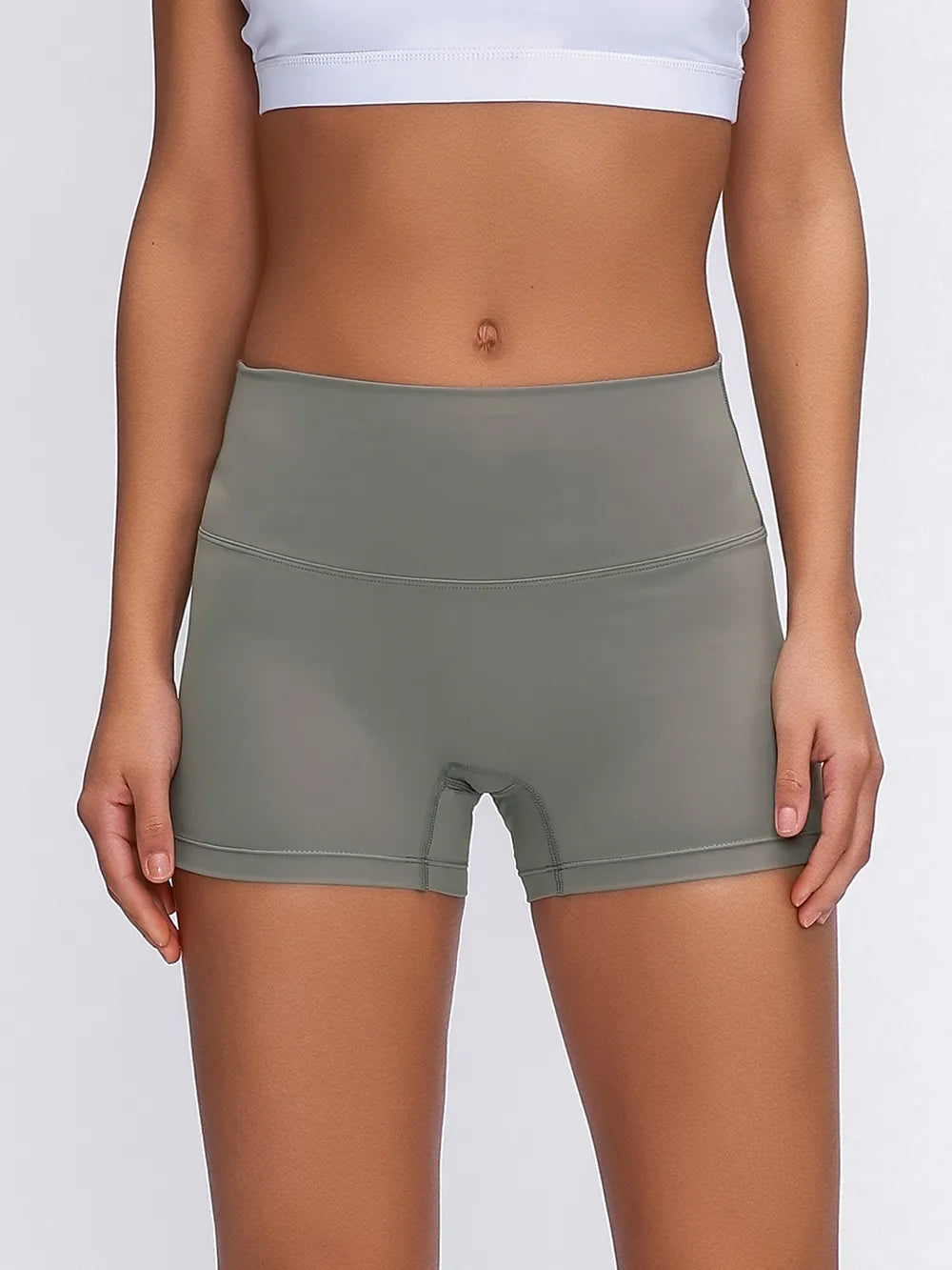 Short de sport taille haute
