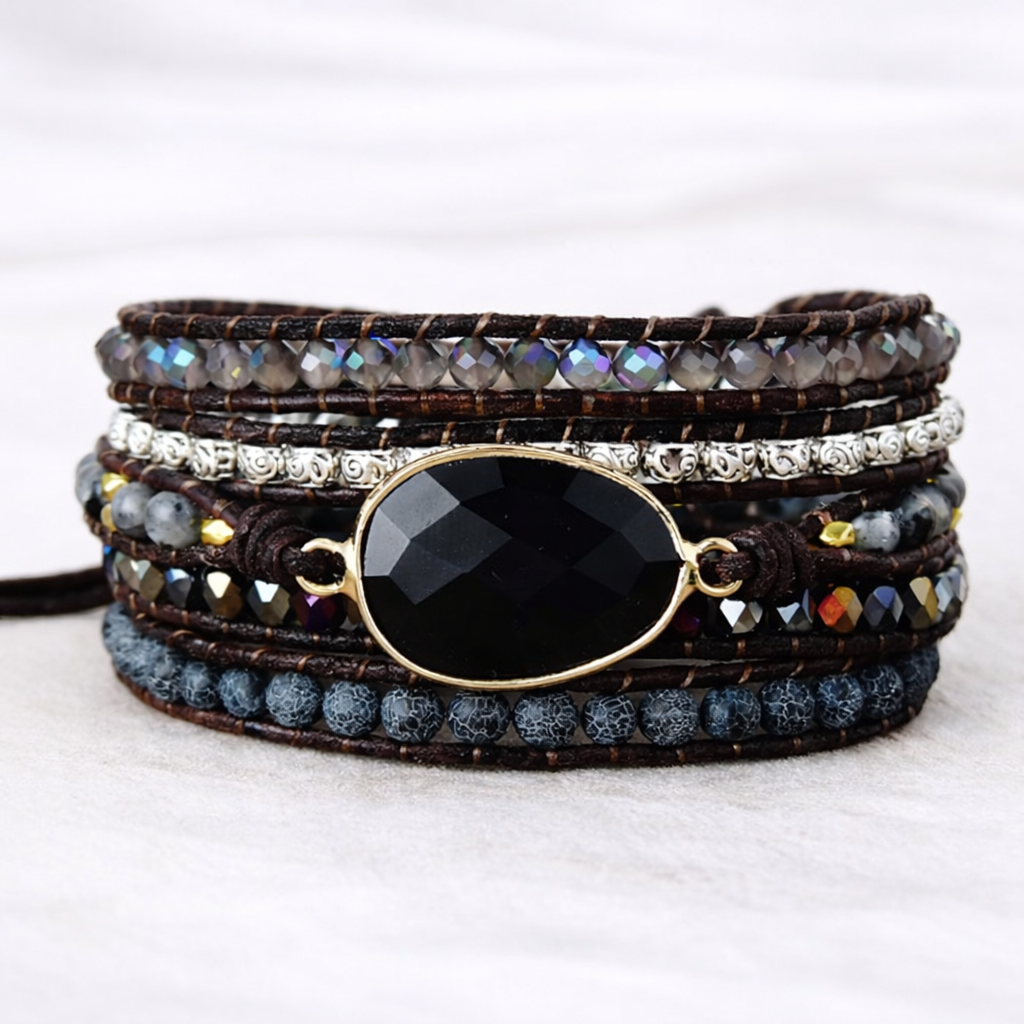 Pulsera de cuentas de ágata