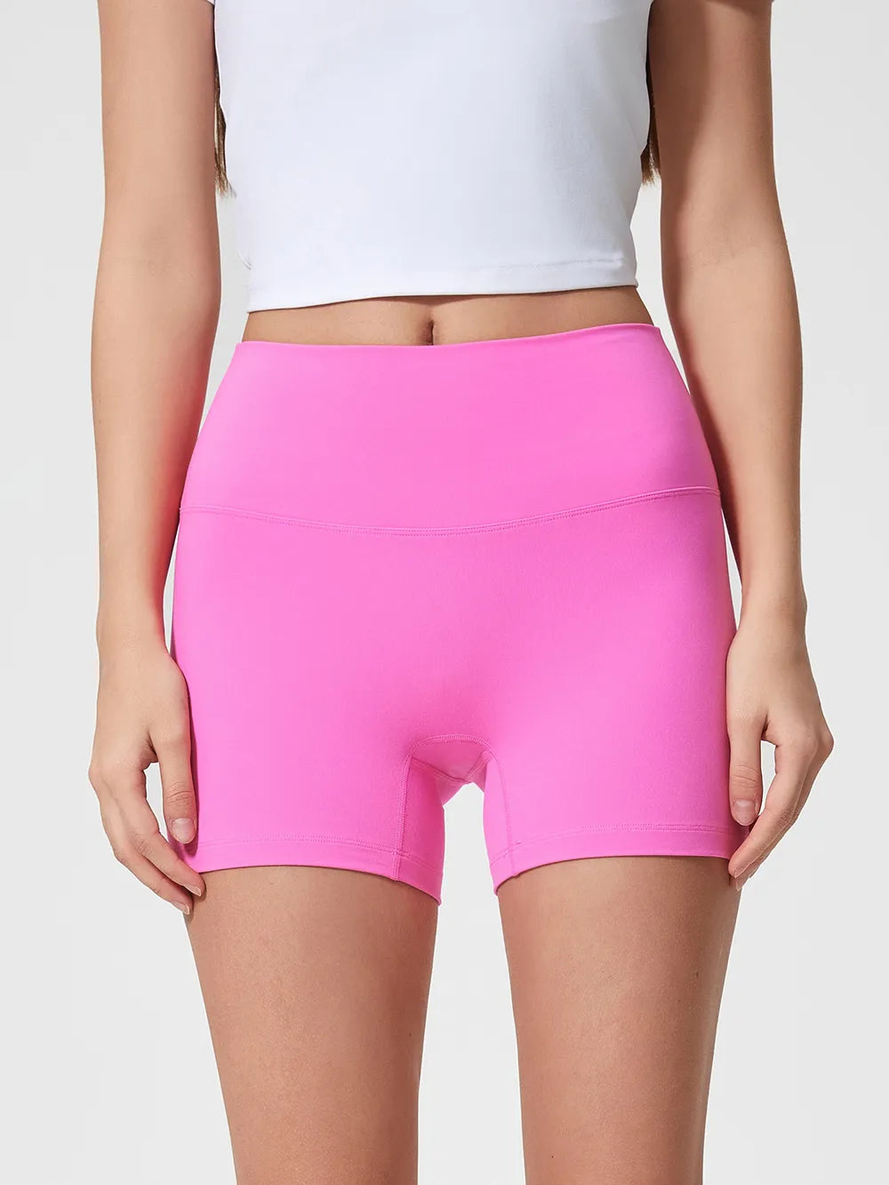 Short de sport taille haute