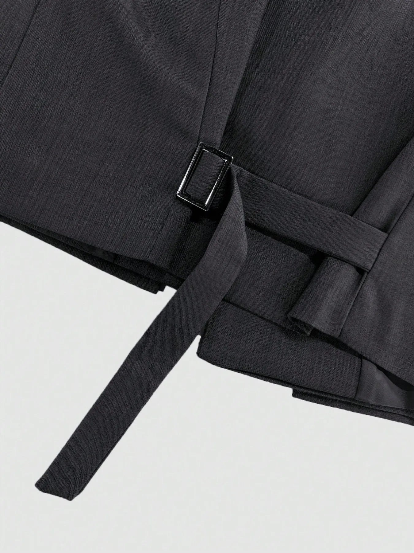 Conjunto de top y pantalón sin mangas con botones